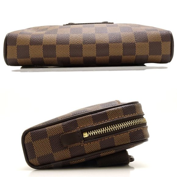 Louis Vuitton Damier Bum Bag Brooklyn Ebene Waist Bag Brown - Picture 2 of 7